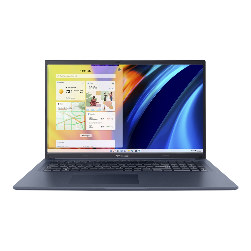 фото Ноутбук asus vivobook 17 x1702za-bx118 темно-синий (90nb0wz2-m004t0)