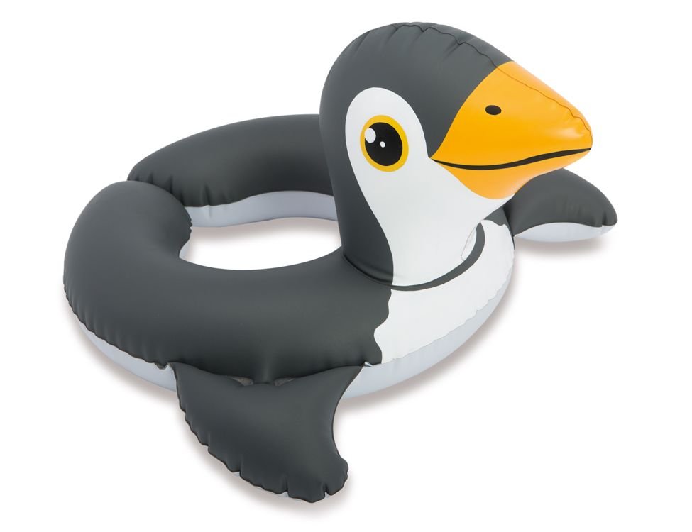 Надувной круг Intex разъемный Пингвин, 64х64 см, от 3 до 6 лет