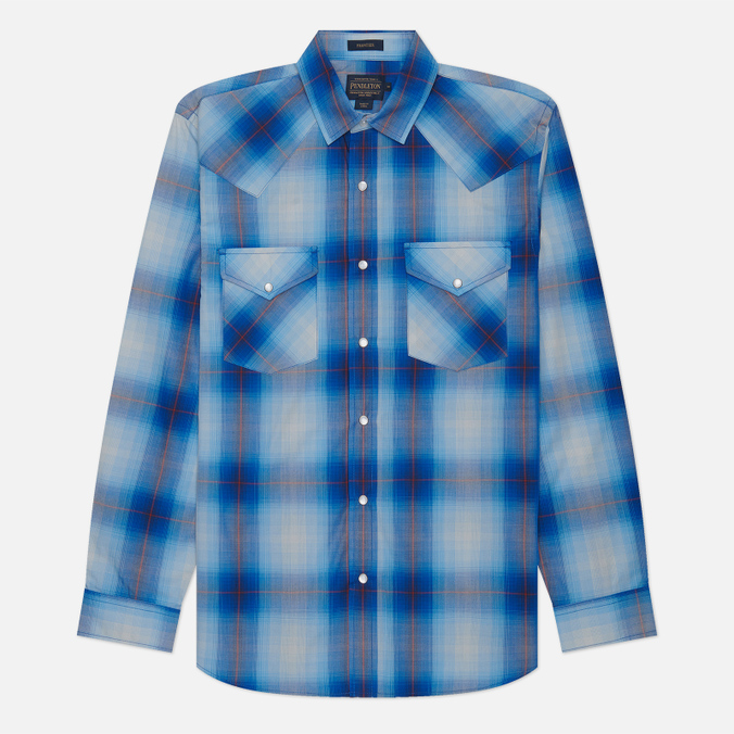 Мужская рубашка Pendleton Frontier синий, Размер S