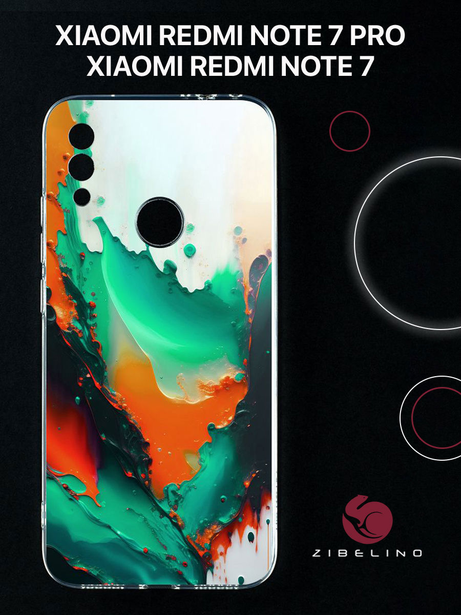 

Чехол для Xiaomi Redmi Note 7, Redmi Note 7 prо с принтом граффити сердце, Прозрачный, ZUTCP-XMI-NOT7