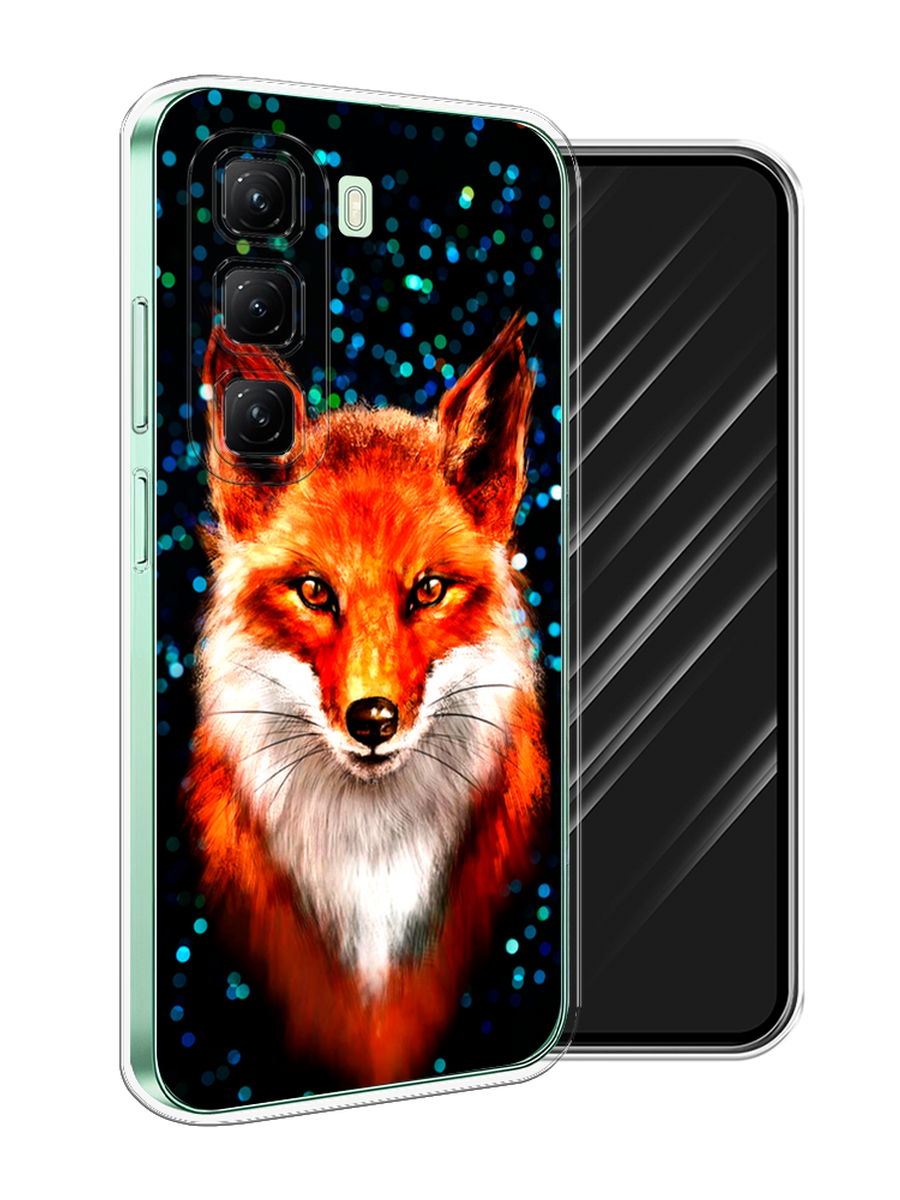 

Чехол Awog на Infinix Hot 50 4G "Волшебная лиса", Оранжевый;черный;белый, 3106550-1