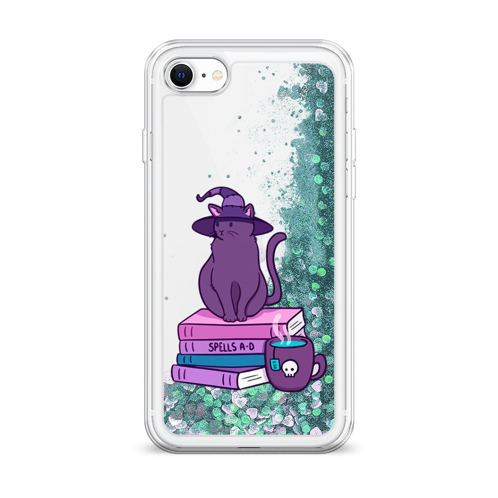 

Жидкий чехол с блестками "Magic Cat" на Apple iPhone SE 2020, 12495-1