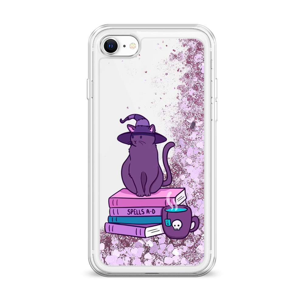 

Жидкий чехол с блестками "Magic Cat" на Apple iPhone SE 2022, 14894-1