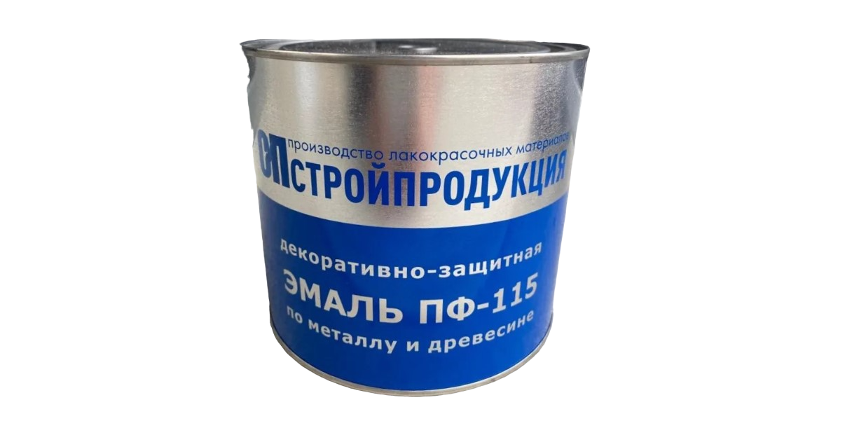 

Эмаль ПФ-115 черная Стройпродукция (банка 2.5 кг)ГОСТ, ПФ-115