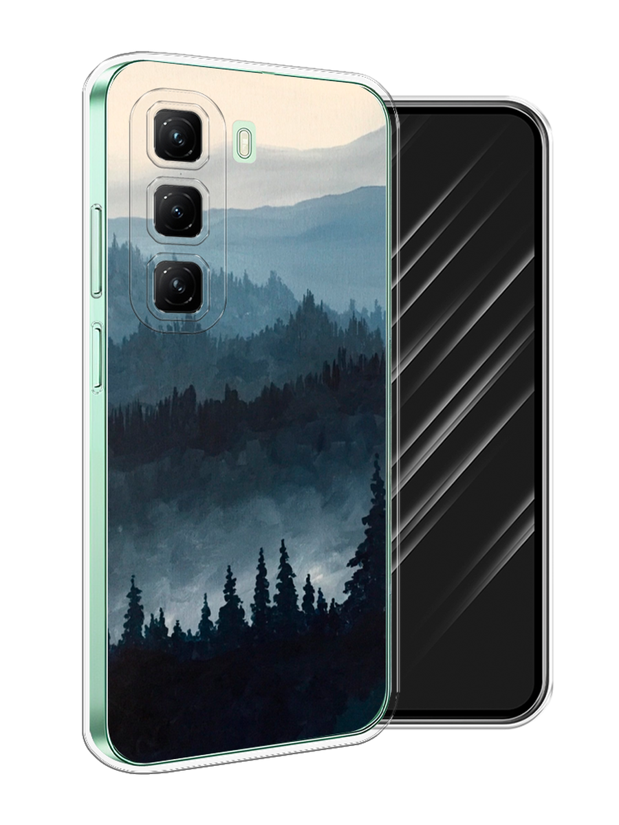 

Чехол Awog на Infinix Hot 50 4G "Туманные горы", Бежевый;серый;черный, 3106550-1