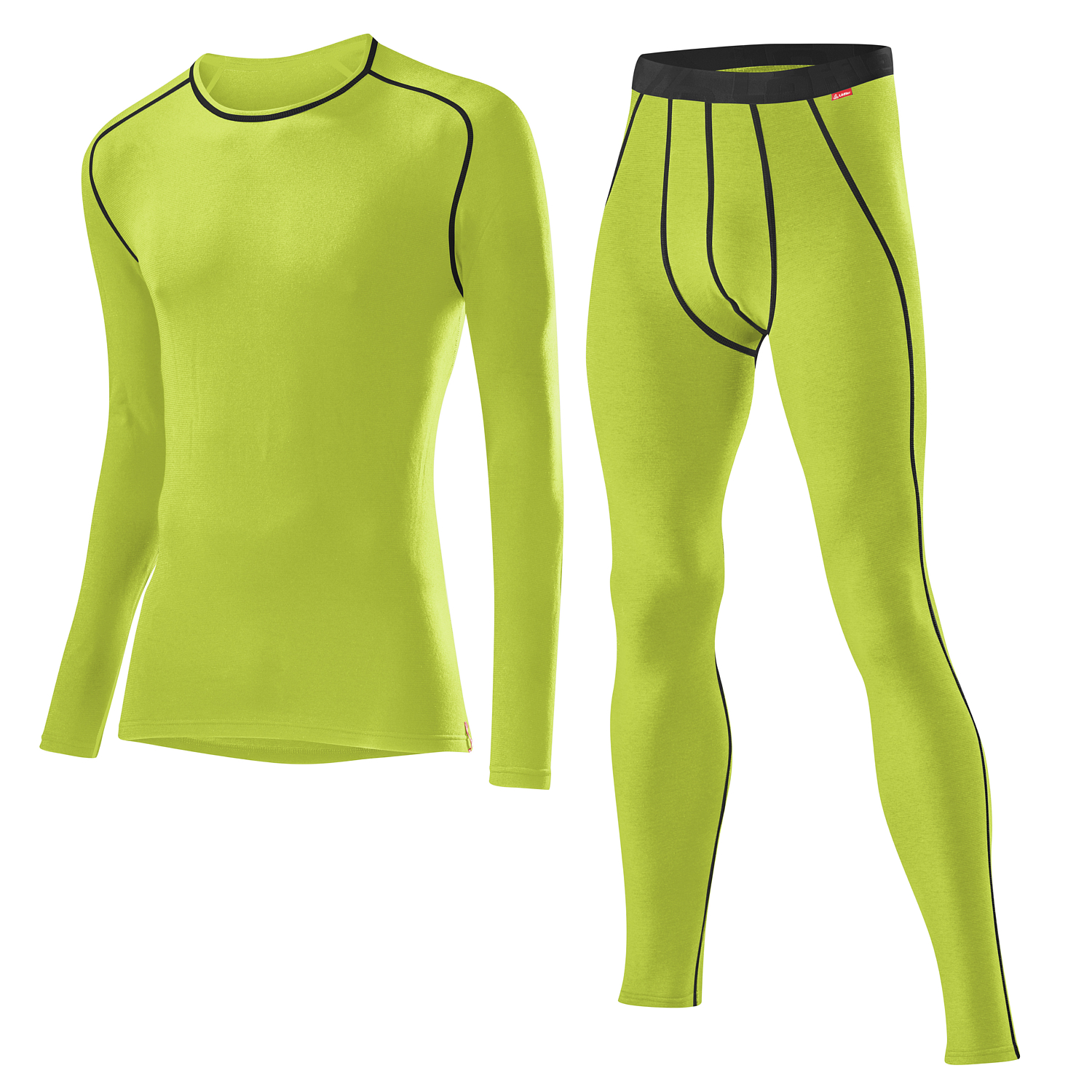 фото Термокомплект loeffler warm, lime, 50 eu