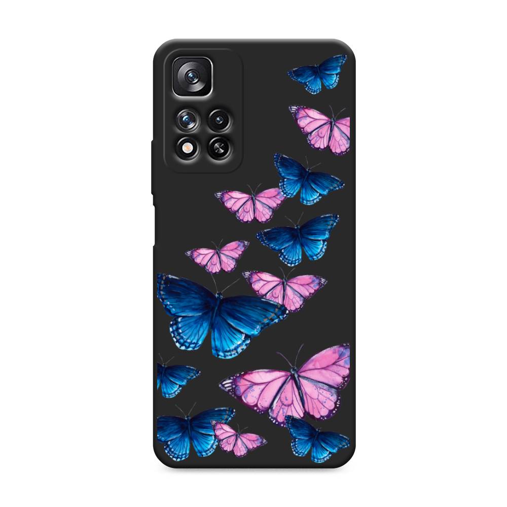 

Чехол Awog на Xiaomi Redmi Note 11 Pro "Полет бабочек", Разноцветный, 315652-1