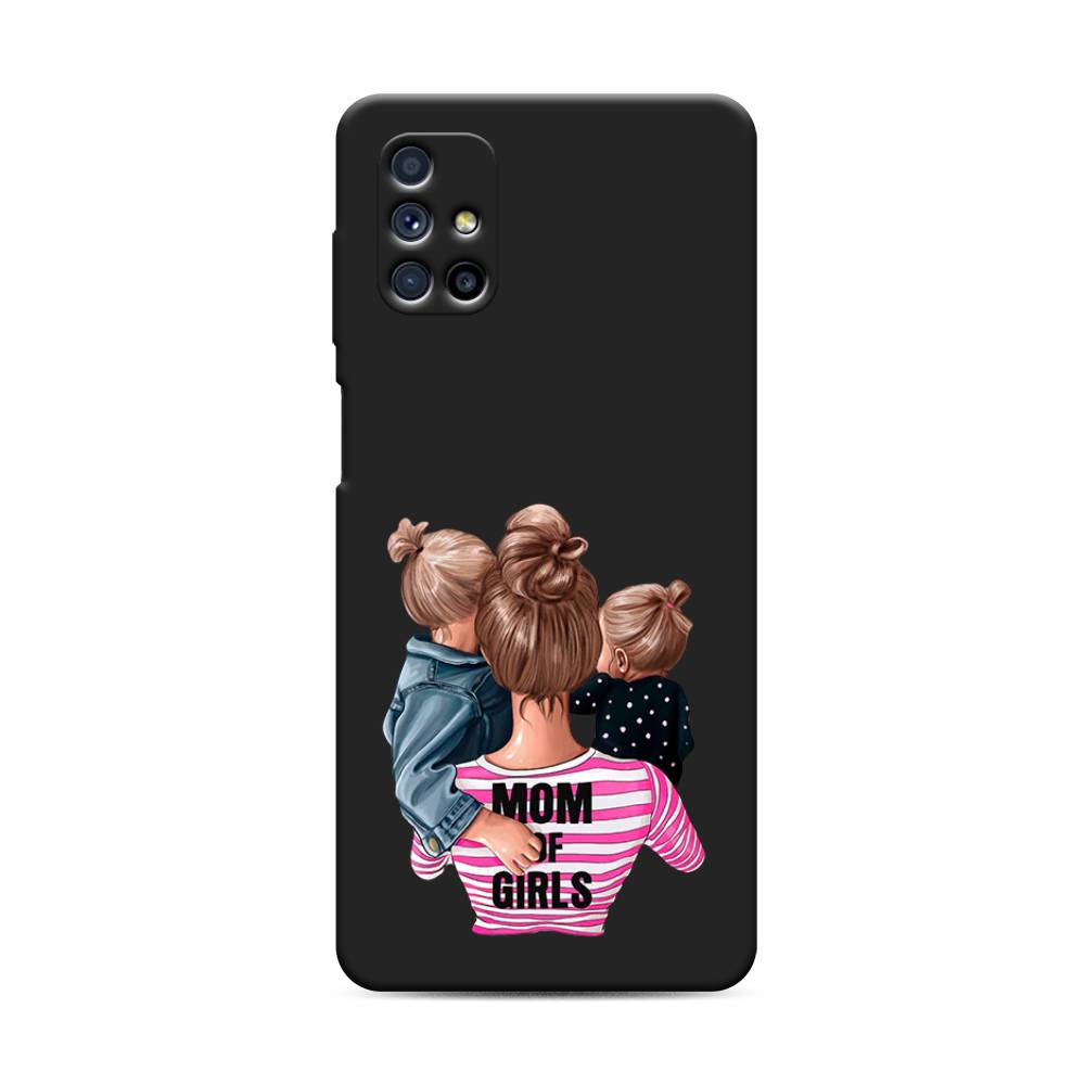 

Чехол Awog на Samsung Galaxy M31s / Самсунг M31s "Mom of Girls", Синий;розовый;черный, 2101452-1