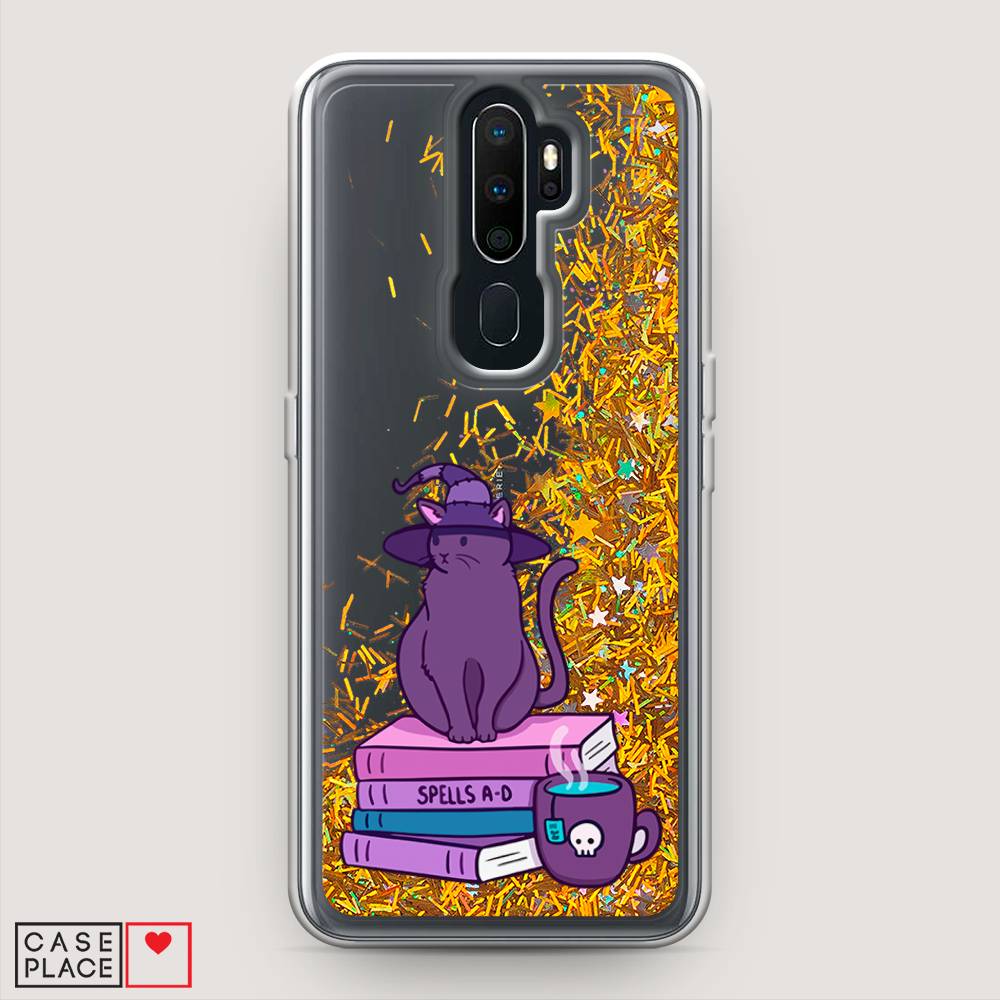 

Жидкий чехол с блестками "Magic Cat" на Oppo A9 (2020), 251990-1