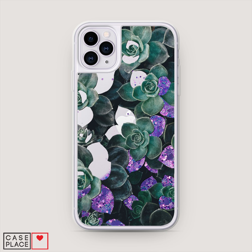 

Чехол Awog на Apple iPhone 11 Pro Max / Айфон 11 Pro Max "Сукуленты цветные", Разноцветный, 12292-1