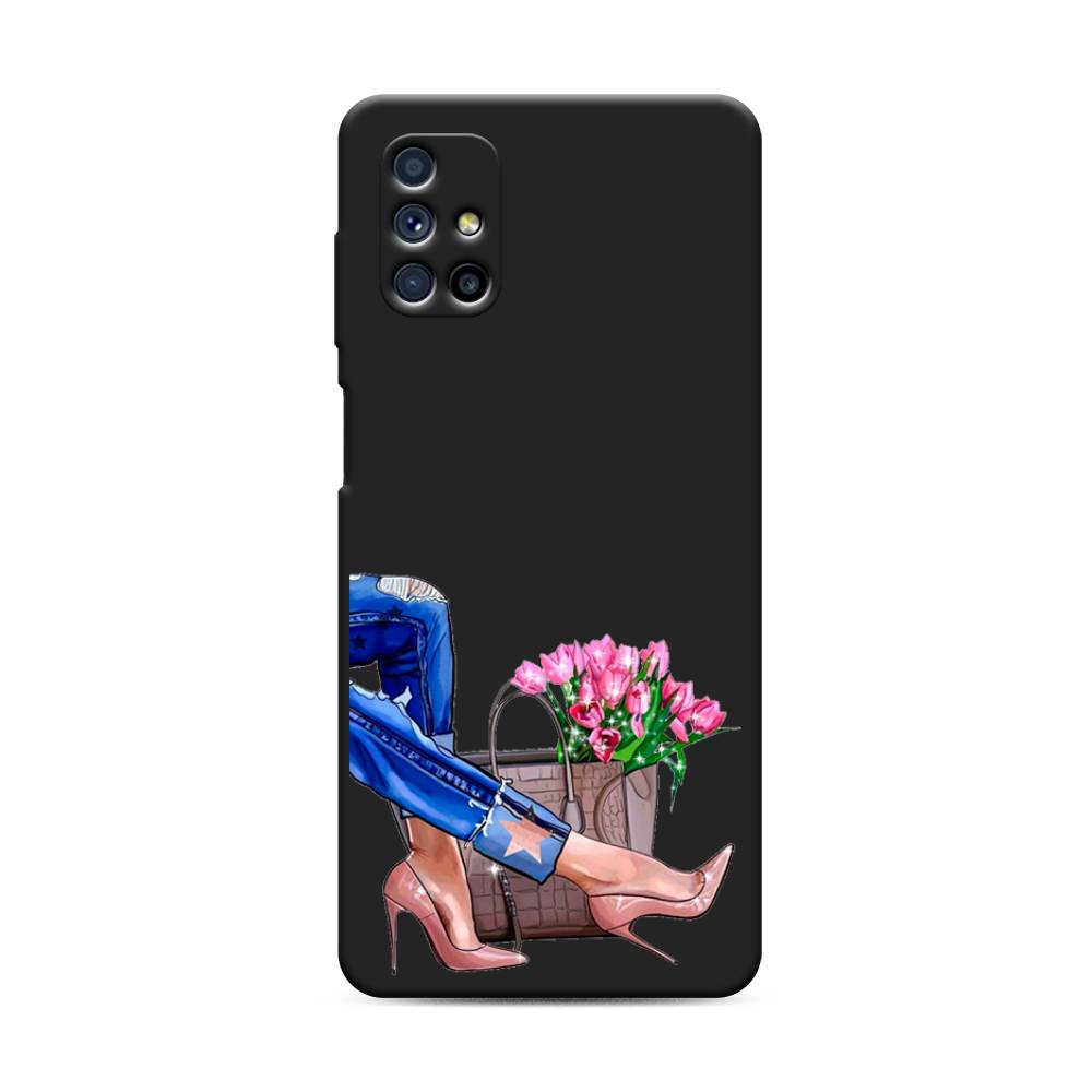 

Чехол Awog на Samsung Galaxy M31s / Самсунг M31s "Каблучки", Голубой;коричневый;розовый, 2101452-1
