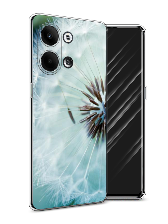 

Чехол Awog на Oppo Reno 9 "Пух одуванчика", Серебристый;серый, 2512750-4