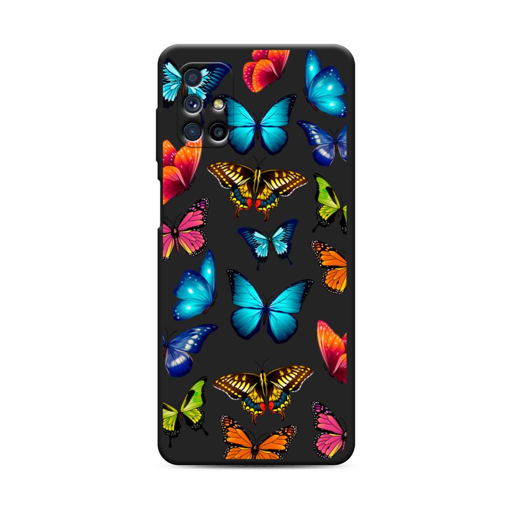 фото Чехол awog "разные бабочки" для samsung galaxy m31s
