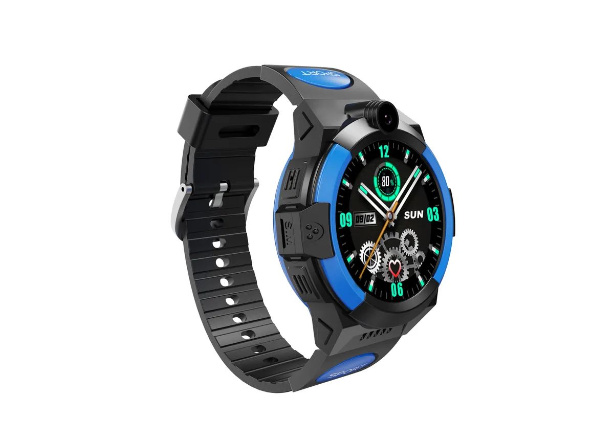 

Детские смарт часы Smart Baby Watch LT32 4G "Агент 007", синий, LT32 4G