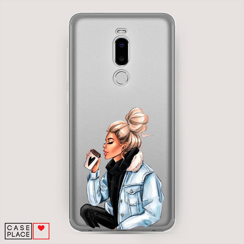 

Чехол Awog на Meizu Note 8 "Cute girl", Коричневый;бежевый, 73050-7