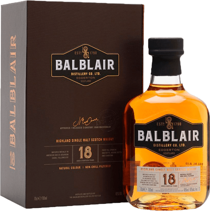 Виски 7 лет выдержки. Виски Whiskey Balblair 18 year. Шотландский односолодовый виски Балблэр. Balblair 18 0.7. Виски Whiskey Balblair 18 year old 0.7 л.