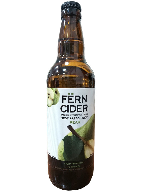 Сидр FERN CIDER Яблочный с грушей 0,5л