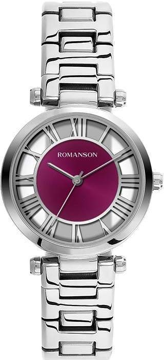 фото Наручные часы женские romanson rm 9a17l lw(wine)