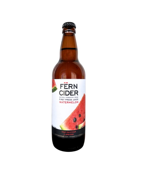

Сидр FERN CIDER Яблочный с арбузом 0,5л