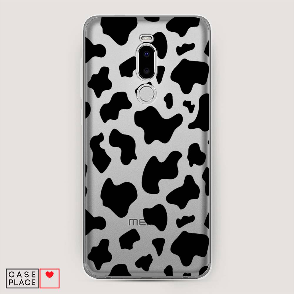 

Чехол Awog на Meizu Note 8 "Пятна коровы черные", Черный, 73050-2