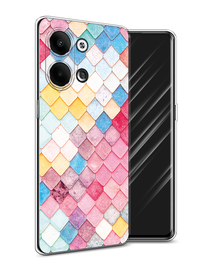 

Чехол Awog на Oppo Reno 9 "Нежные ромбики", Красный, 2512750-4