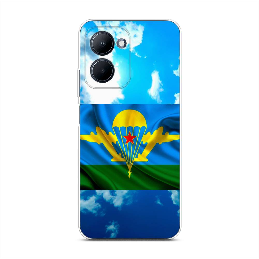 

Чехол Awog на Realme C33 "ВДВ флаг в небесах", Синий;зеленый;желтый, 2511350-5