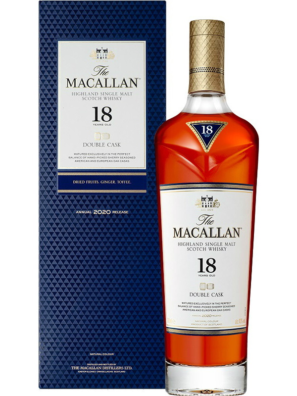 фото Виски маккалан дабл каск 18 лет в п/у macallan distillers ltd