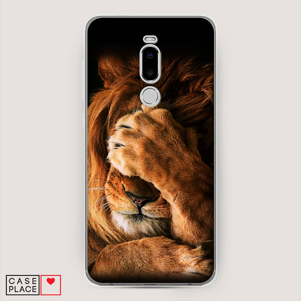 

Чехол Awog на Meizu Note 8 "Львиный стыд", Коричневый;черный, 73050-1