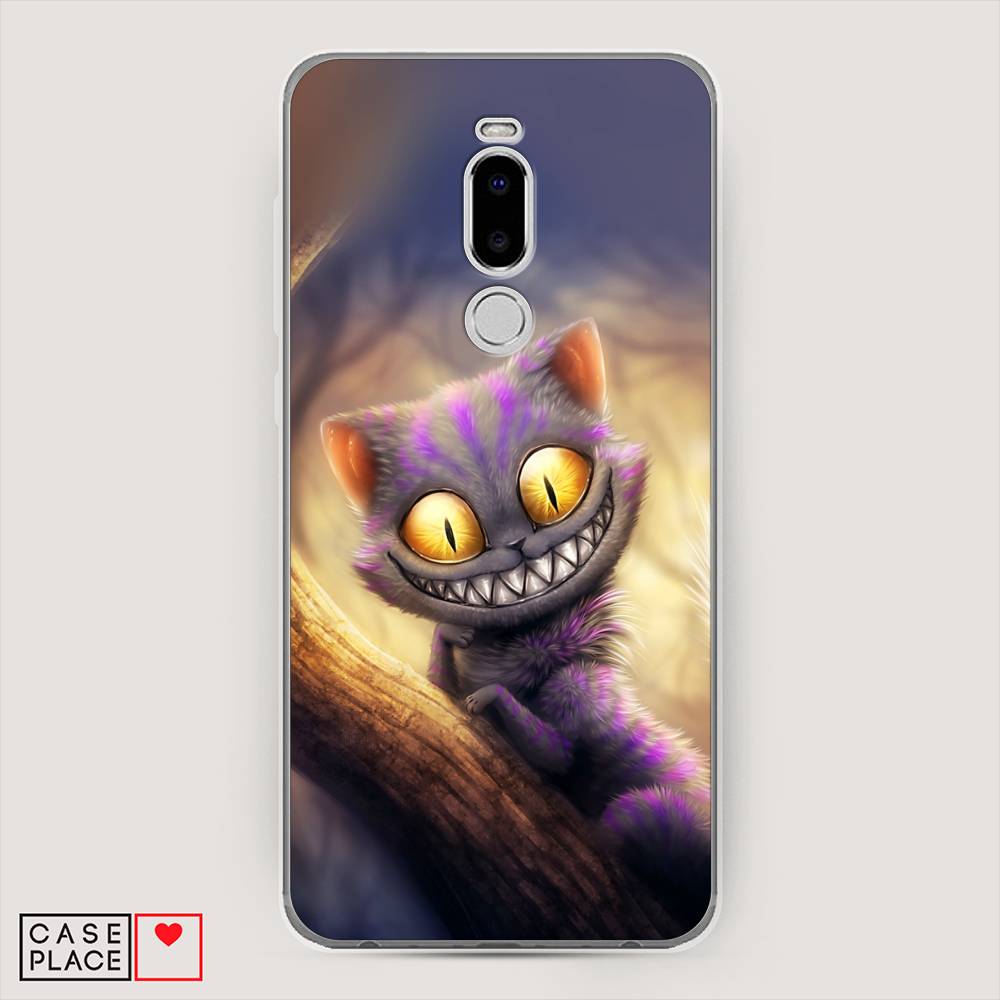 

Чехол Awog на Meizu Note 8 "Cheshire Cat", Фиолетовый;желтый, 73050-1