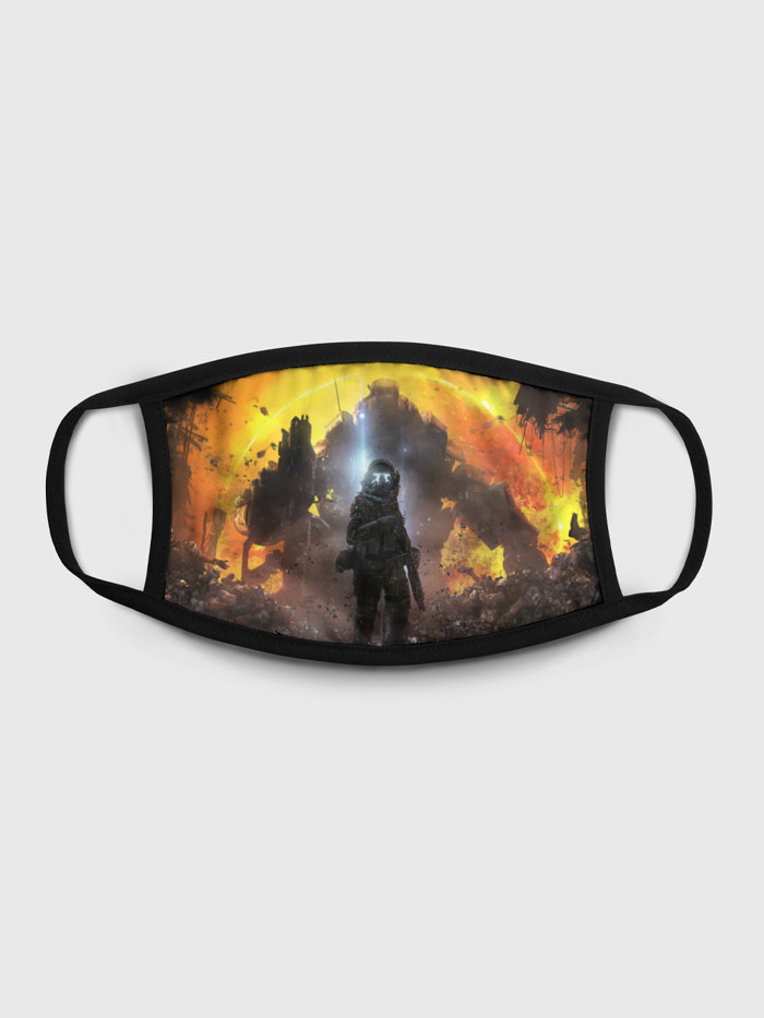 

Многоразовая маска унисекс Burnettie Titanfall, Разноцветный, Titanfall