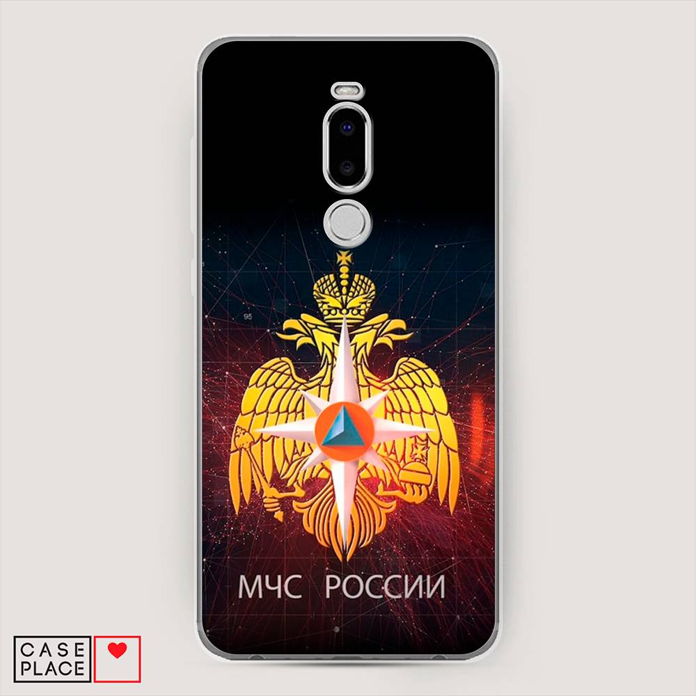 

Чехол Awog на Meizu Note 8 "МЧС России", Черный;желтый;красный, 73050-5