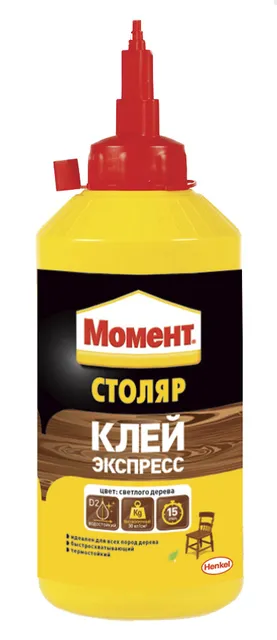 

Клей ПВА Момент Столяр Клей Экспресс, 750 г, 1 шт, Бежевый