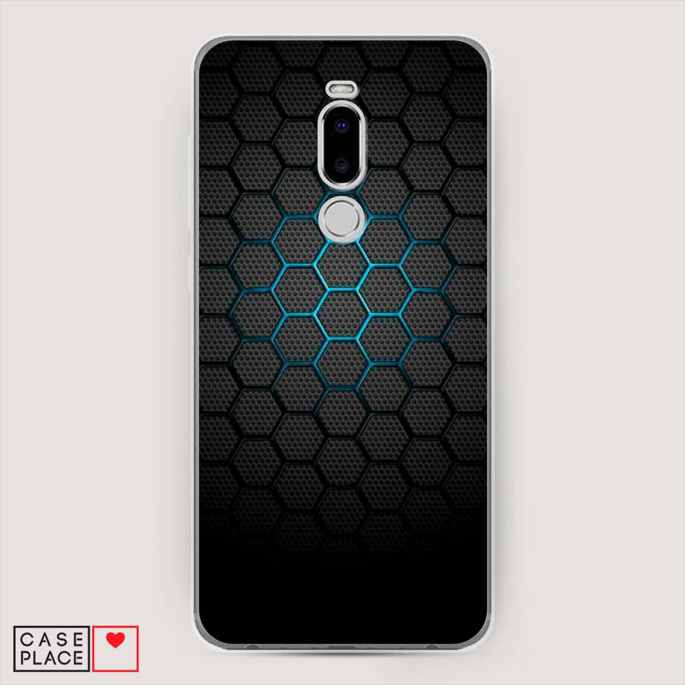 

Чехол Awog "Бирюзовые соты" для Meizu Note 8, 73050-3