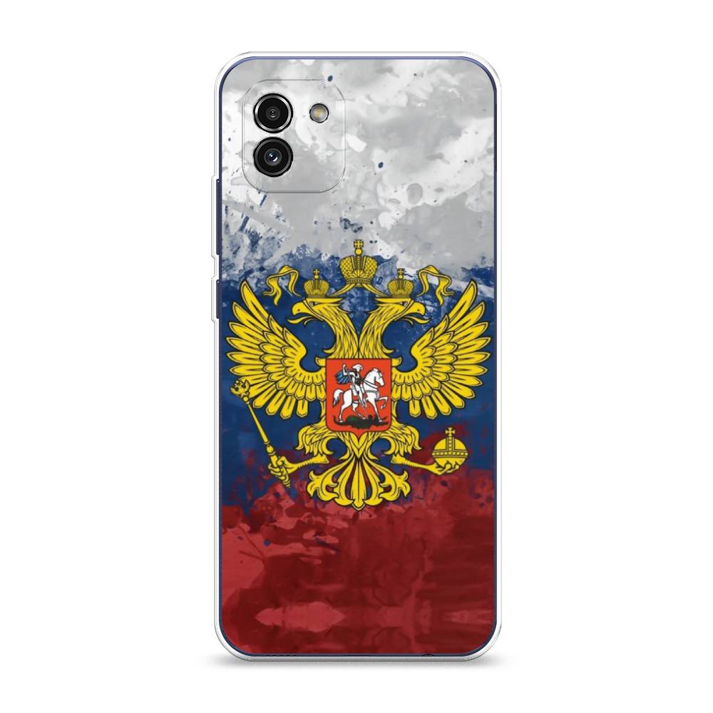 

Чехол Awog на Samsung Galaxy A03 / Самсунг A03 "РФ", Белый;синий;красный, 2104950-5