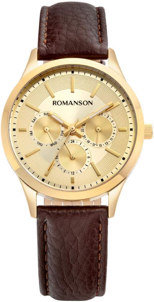 фото Наручные часы женские romanson tl 0b10f lg(gd)