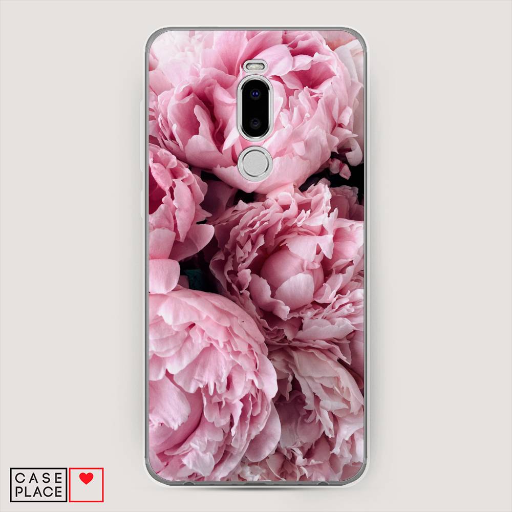

Чехол Awog на Meizu Note 8 "Нежные пионы", Розовый;черный;белый, 73050-8