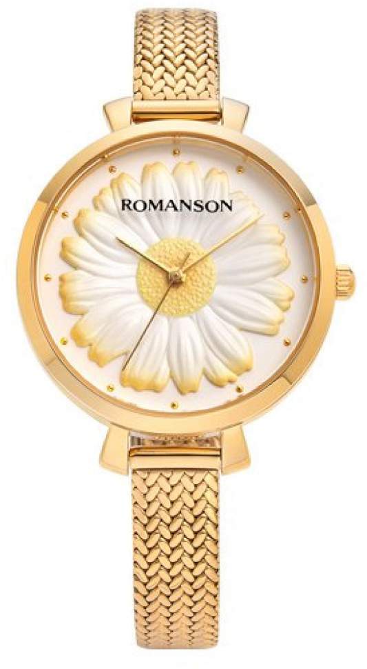 фото Наручные часы женские romanson rm 9a23l lg(gd)