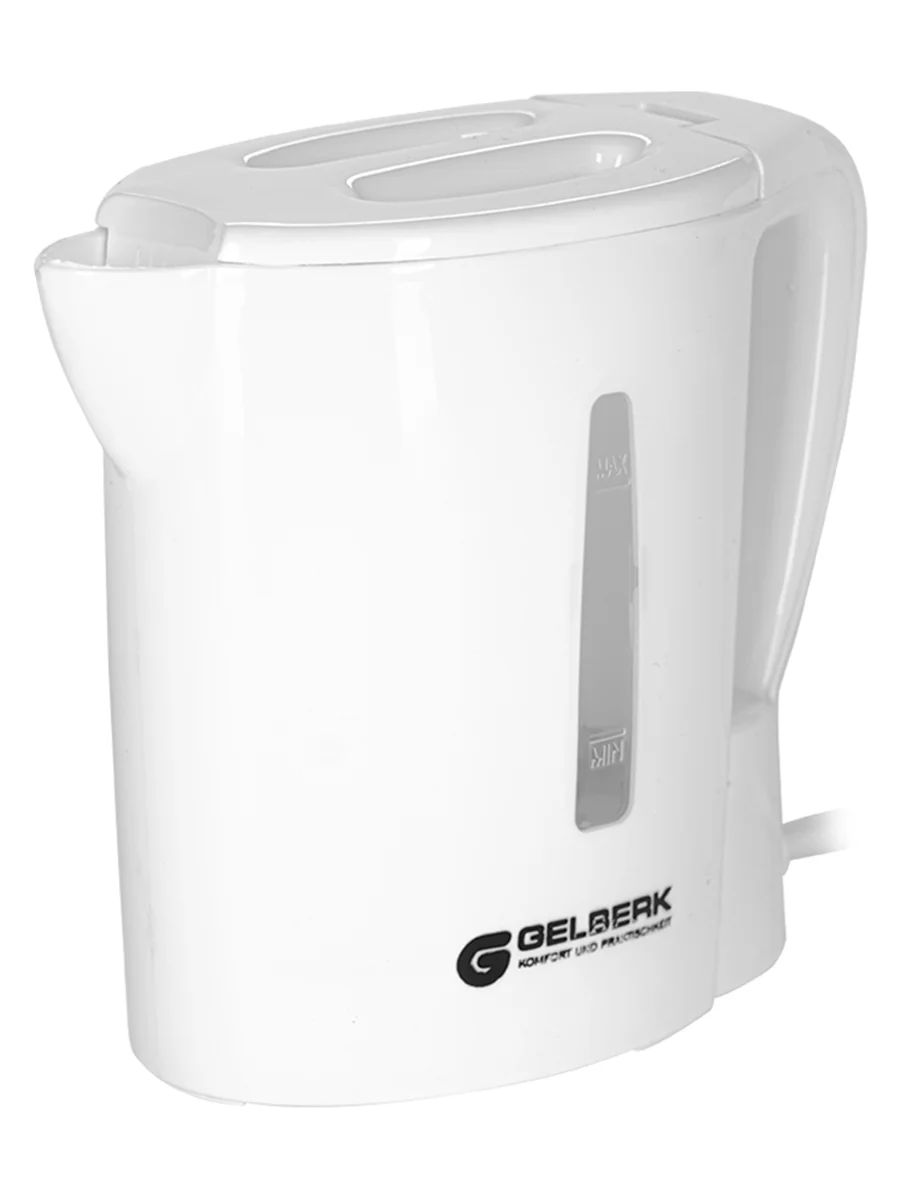 

Чайник электрический Gelberk GL-464 0.5 л белый, GL-464