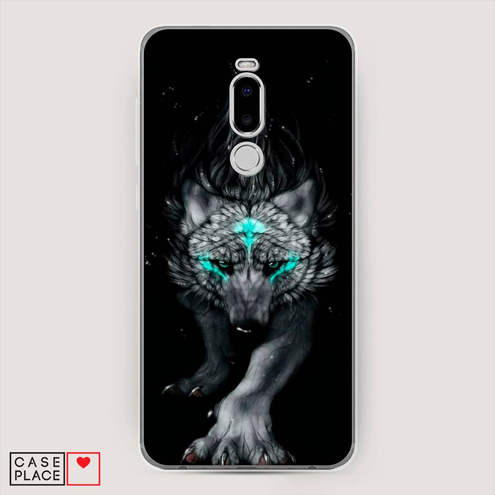 

Чехол Awog на Meizu Note 8 "Волшебный волк", Черный;серый, 73050-2