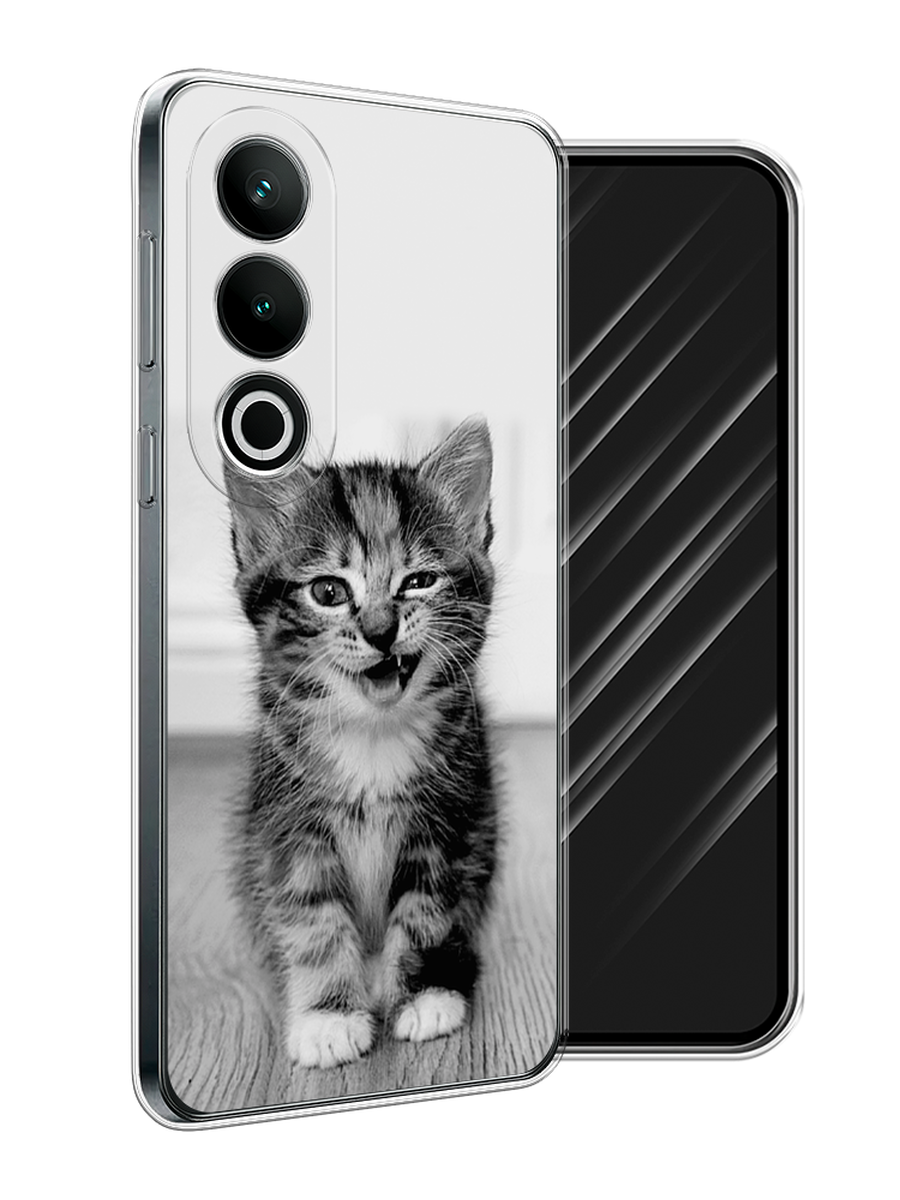 

Чехол Awog на OnePlus Nord CE4 "Подмигивающий котенок", Черный;серый, 154750-1