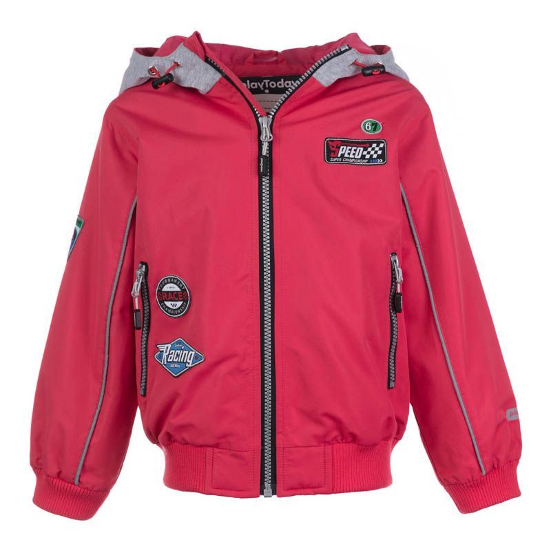 Ветровка PlayToday 191082, красный, 104