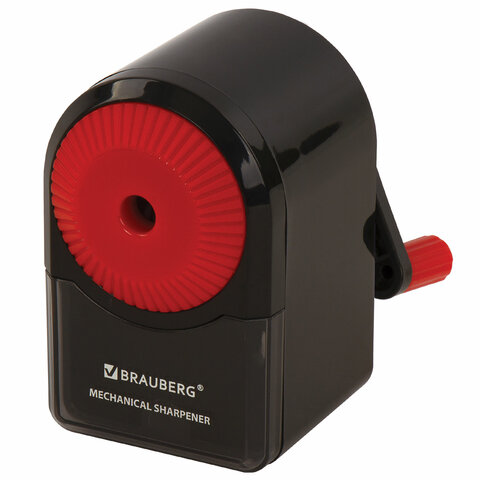 

Точилка механическая Brauberg ULTRA, корпус черный с красным, 228626, 2 шт