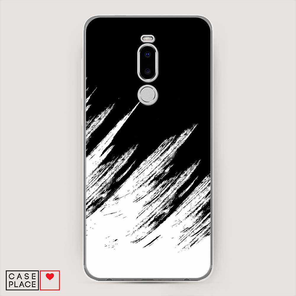

Чехол Awog на Meizu Note 8 "Черно белые брызги", Черный;белый;бежевый, 73050-3