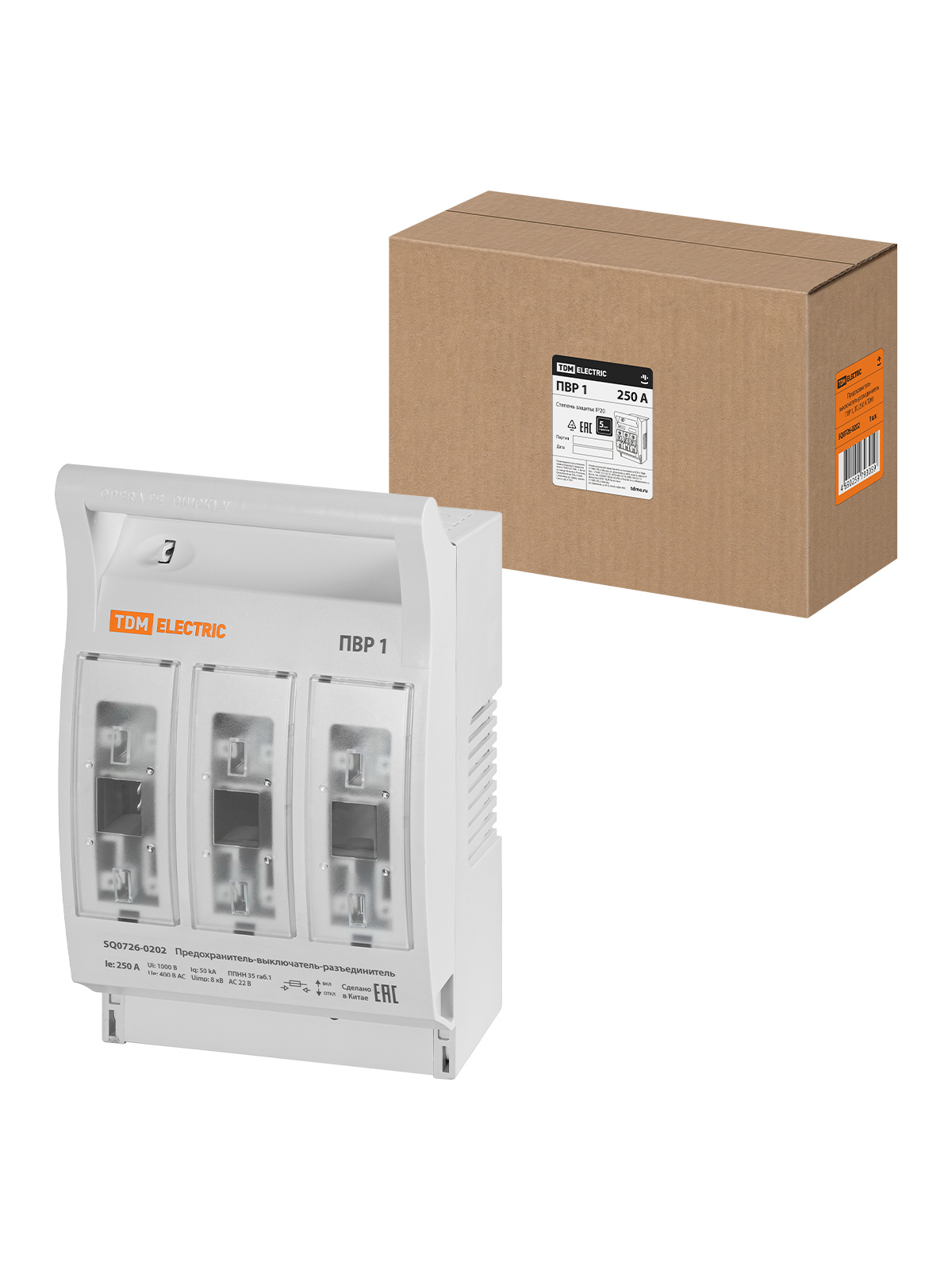 

Предохранитель-выключатель-разъединитель TDM ELECTRIC SQ0726-0202
