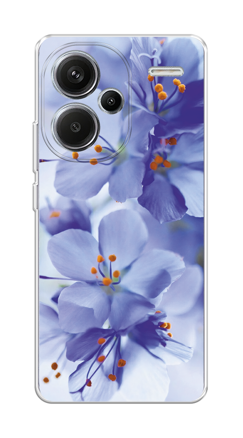 

Чехол на Xiaomi Redmi Note 13 Pro Plus "Фиолетовые цветки", Фиолетовый;синий, 320250-1
