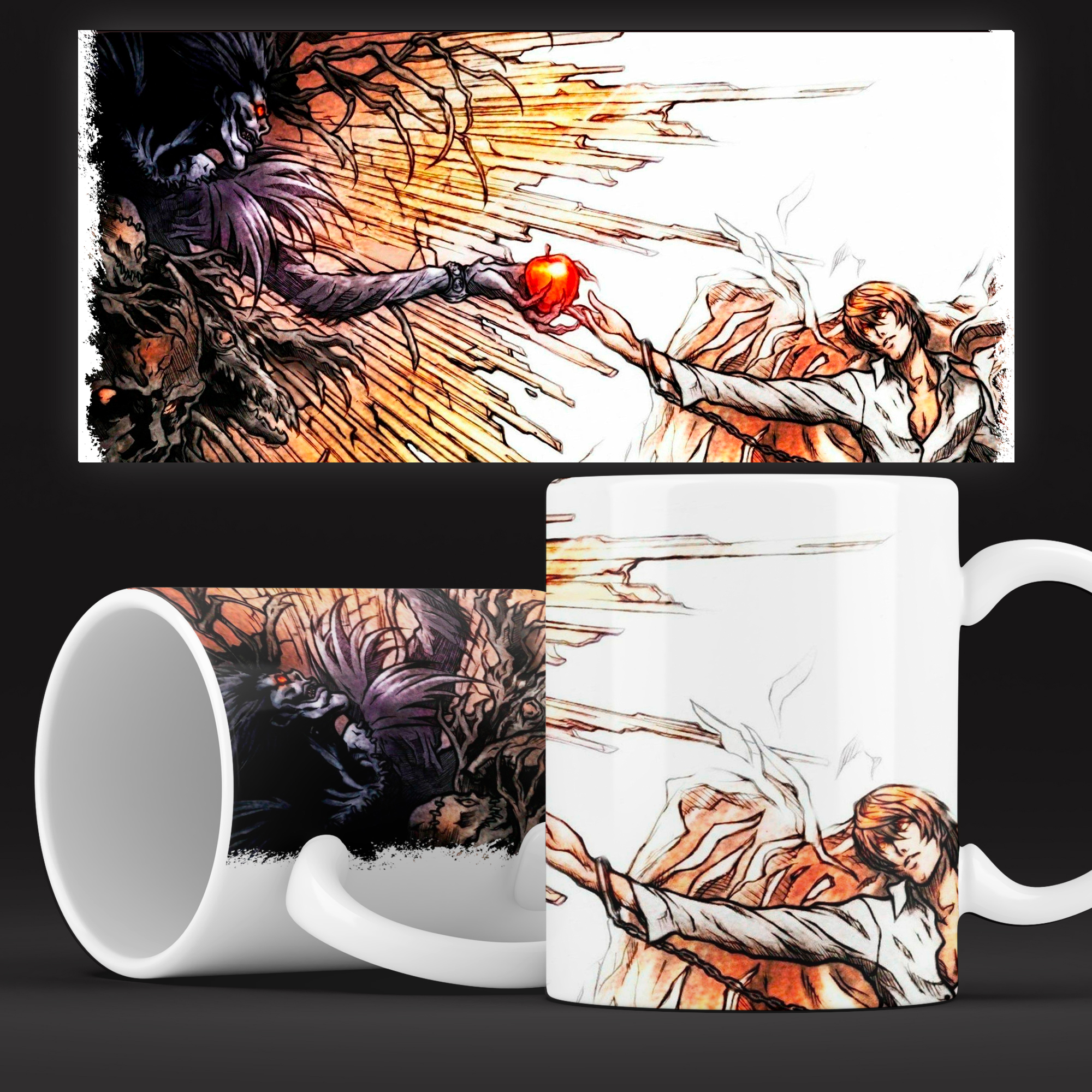 

Кружка RocketCup с принтом "Тетрадь смерти", deathnote09