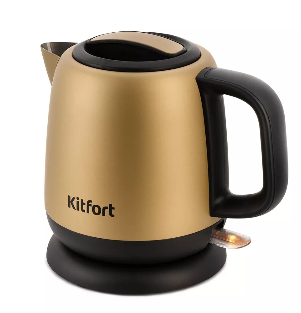Чайник электрический KITFORT КТ-6111 1 л золотистый
