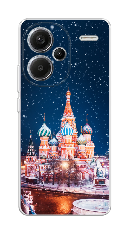 

Чехол на Xiaomi Redmi Note 13 Pro Plus "Москва 1", Коричневый;синий;белый, 320250-1