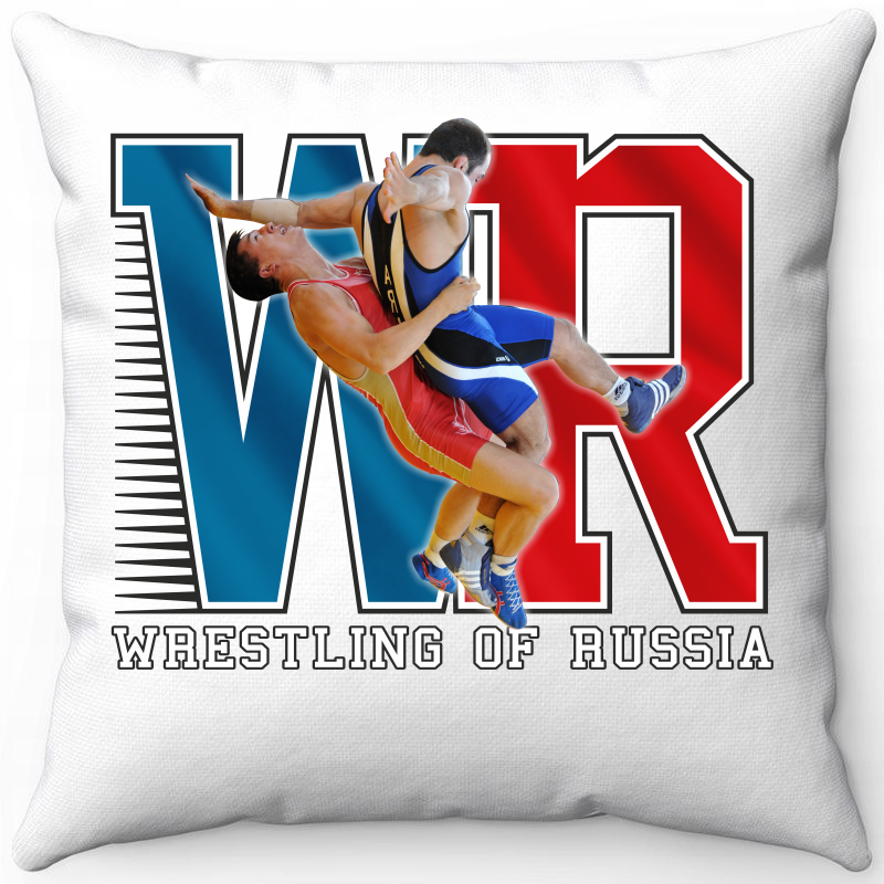

Подушка декоративная Море Маек Белая 40х40, wrestling of russia, Белый, Белая 40х40