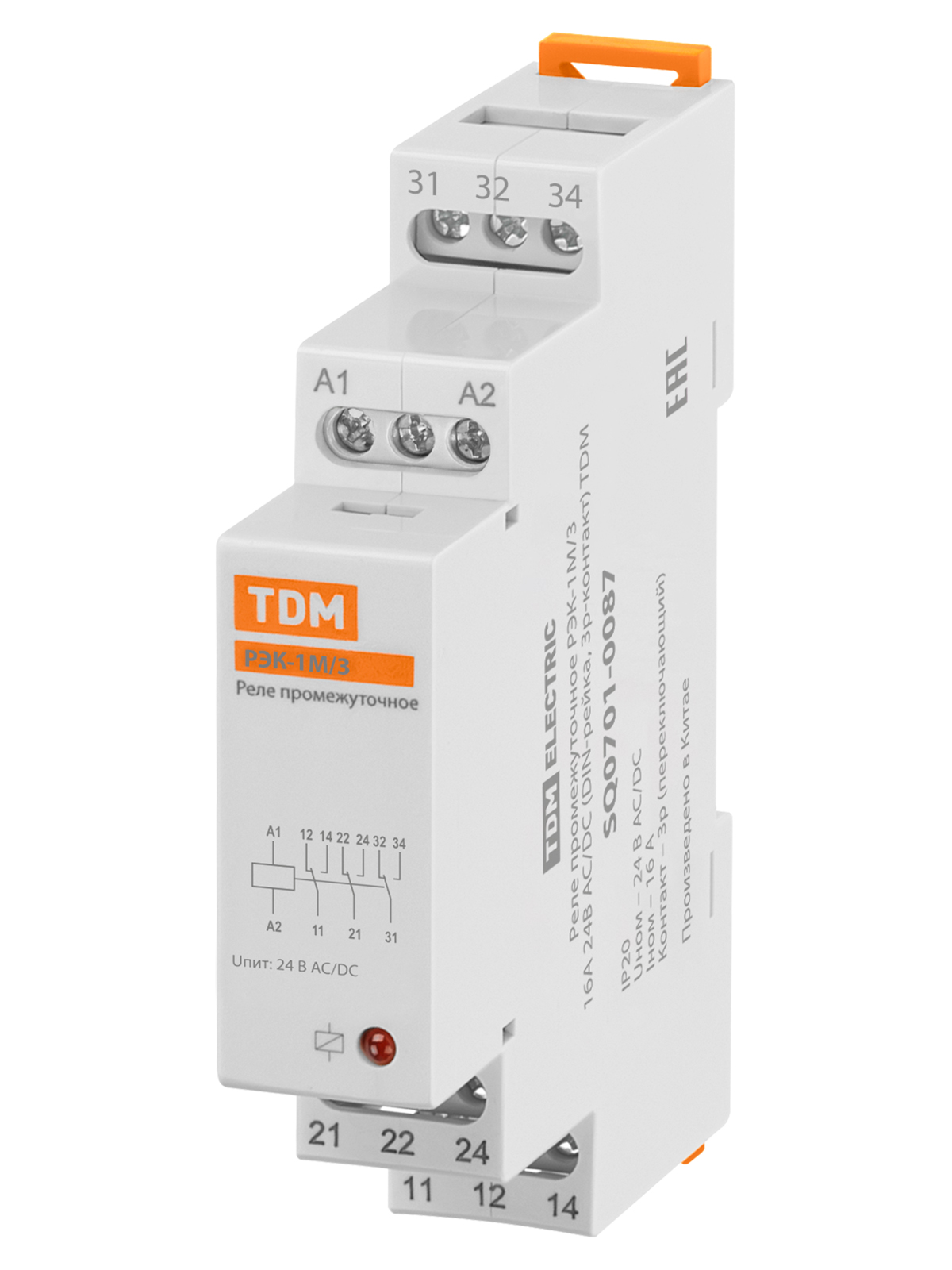 

Реле промежуточное TDM ELECTRIC SQ0701-0087